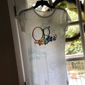 OP Ocean Pacific t shirt. Worn once. Hawaiian flowers